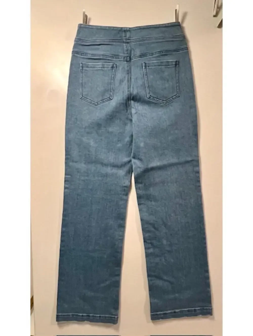 J.McLaughlin High-Waisted Flare Leg Blue Denim Jeans - Picture 4 of 5